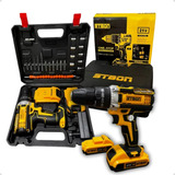 Kit Furadeira Parafusadeira Impacto Sem Fio 2 Baterias 21v