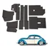Kit Fusca Forro Carrapatinho Forração Assoalho Fusca 75 86