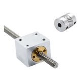 Kit Fuso Tr8 Passo 8mm Suporte Castanha Acoplamento