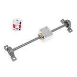Kit Fuso Trapezoidal Tr8 Suporte Acoplamento Mancais