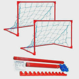 Kit Futebol Mini Soccer Master Rede 2 Traves 080x0 50cm