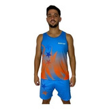 Kit Futevôlei Regata   Short Masculino Drysport