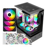 Kit Gabinete Gamer Megalon 3 Ventoinhas Led Water Cooler