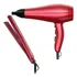 Kit Gama New Lumina Red   Secador 2200w 127v   Prancha 220 c