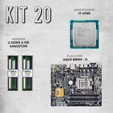 Kit Gamer B85m + Gt 730 2 Gb + 2ddr 4gb Kingston + I7 4790