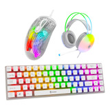 Kit Gamer Lumini Colorido teclado
