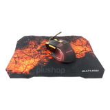 Kit Gamer Mouse Iluminado Led Pad Emborrachado Brinde