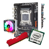 Kit Gamer Placa Mãe X99 Black Xeon Intel E5 2650 V4 16gb 