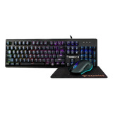 Kit Gamer Teclado Mouse Mouse Pad Gamdias Hermes P1b Cor Do Teclado Preto