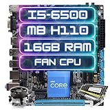 Kit Gamer Upgrade Intel I5 6500 Placa Mãe H110 16GB RAM DDR4 Cooler CPU Wifi