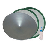 Kit Garimpo 2 Peneiras 55cm Bateia 54cm Sugador Ouro