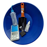 Kit Garimpo Com Teste Ouro Bateia Americana Balança Precisão