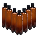 Kit Garrafa growler 0 6l Pet Cerveja Ambar Tampa P