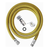 Kit Gas Encanado 1mt Adaptador Macho