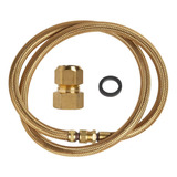 Kit Gás Encanado Mangueira Cobre Haenke 4m Adaptador