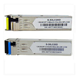 Kit Gbic Módulo Sfp Bi direcionall Wdm 20km 1550 1310 Lc