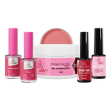 Kit Gel 24g Regulador De Ph Primer Gel Base Topcoat Anylovy