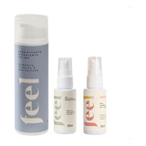 Kit Gel Deslizante Lubrificante Natural Gel Vibrante Jambu