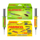 Kit Gel Mata Formiga Mata Barata Tecnocell Repelente 10g