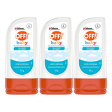 Kit Gel Repelente De Insetos Johnson Off Baby 117g C 3