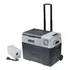 Kit Geladeira Rodinhas 40l E Bateria Portátil Camping 12 24v