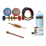 Kit Geladeiras Freezers Manifold R134a Filtro Schrad