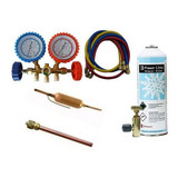 Kit Geladeiras Freezers Manifold R134a Filtro Schrad