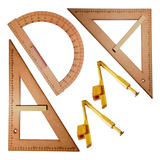 Kit Geom Professor Mdf Pinus Sem Régua 2 Comp Quadro Branco