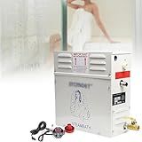 Kit Gerador De Chuveiro A Vapor Para Banho Sauna SPA Sistema De Drenagem Manual Controlador à Prova D água Temporizador De 10 60 Minutos 35 55 Para Uso Comercial Doméstico 6000W