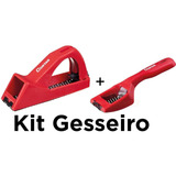 Kit Gesseiro Raspador Plaina Gesso Drywall Madeira Cortag