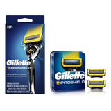 Kit Gillette Fusion Proshield 5 Aparelho Refil 2 Cargas