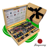 Kit Gin 8 Especiarias 6 Xarope Dosador Colher Canudo