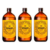 Kit Gin Apogee Citrus London Dry 1000ml 3 Unidades