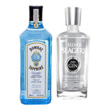 Kit Gin Bombay Sapphire Silver Seagers London Dry 750ml