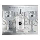 Kit Gin Silver Seager s London Dry Com Duas Taças 750ml