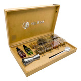 Kit Gin Tônica 8 Especiarias Colher Dosador Xarope