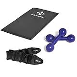 Kit Ginastica Fitness Musculação Academia Colchonete Par De Halter 1kg Caneleiras 1kg