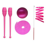 Kit ginastica Rítmica bola maça corda fita estilete 