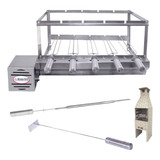 Kit Giratorio Para Churrasqueira