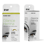 Kit Glance Henna Sobrancelha Profissional Fixador 20 Ml Cor Loiro Escuro