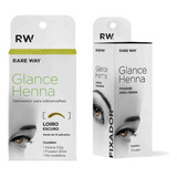 Kit Glance Henna Sobrancelha Profissional Fixador 20 Ml Cor Loiro Escuro