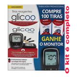 Kit Glicoo completo 100 Tiras Reagente 