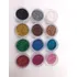 Kit Glitter Extra Fino Encapsulado Para Unhas 12 Cores Cor Metálicos