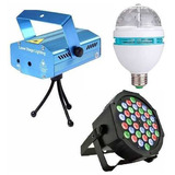 Kit Globo Giratório Canhão 36 Led