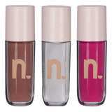 Kit Gloss Lip Maximizer Nude Clear Framboesa Nina Makeup