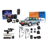 Kit Gol Quadrado Alarme Vidros Elétricos Travas Elétrica
