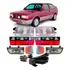 Kit Gol Quadrado + Lanterna Fume 1991 A 1995 + Chicote
