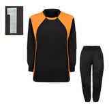 Kit Goleiro Infantil Acolchoada Camisa Calça Conjunto