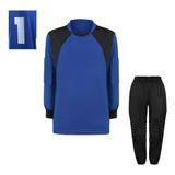 Kit Goleiro Infantil Acolchoada Camisa Calça Conjunto