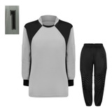 Kit Goleiro Infantil Camisa E Calça Acolchoada Conjunto Gol